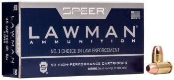 Lawman Training Handgun packaging and cartridges