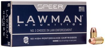 Lawman Training Handgun packaging and cartridges