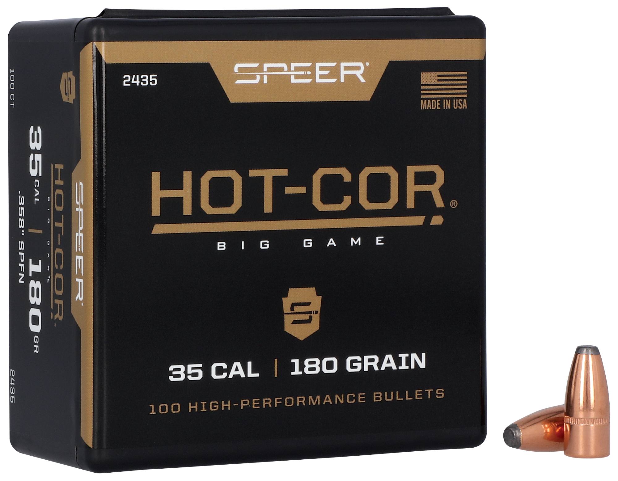 35 Caliber -160 Grain Bullets